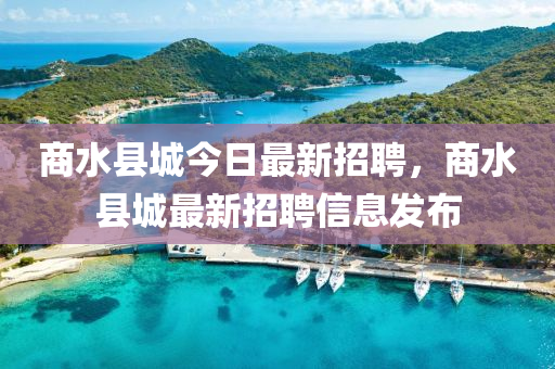 商水縣城今日最新招聘，商水縣城最新招聘信息發(fā)布