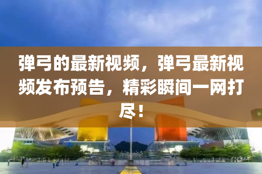 彈弓的最新視頻，彈弓最新視頻發(fā)布預告，精彩瞬間一網(wǎng)打盡！