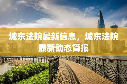 城東法院最新信息，城東法院最新動態(tài)簡報(bào)金華市寶吉環(huán)境技術(shù)有限公司