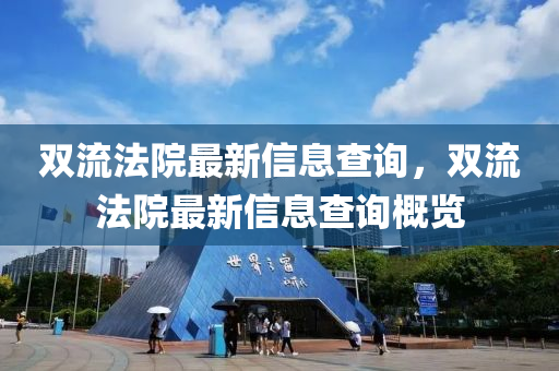 雙流法院最新信息查詢，雙流法院最新信息查詢概覽金華市寶吉環(huán)境技術(shù)有限公司