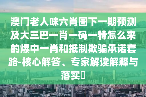 澳門老人味六肖圖下一期預(yù)測及大三巴一肖一碼一特怎么來的爆中一肖和抵制欺騙承諾套路-核心解答、專家解讀解釋與落實(shí)?金華市寶吉環(huán)境技術(shù)有限公司