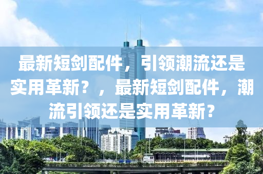 最新短劍配件，引領(lǐng)潮流還是實(shí)用革新？，最新短劍配件，潮流引領(lǐng)還是實(shí)用革新？金華市寶吉環(huán)境技術(shù)有限公司