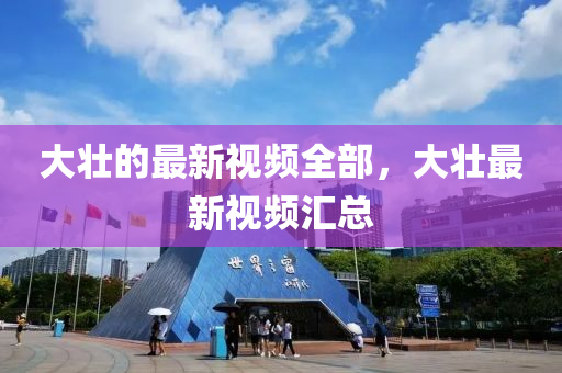 大壯的最新視頻全部金華市寶吉環(huán)境技術(shù)有限公司，大壯最新視頻匯總