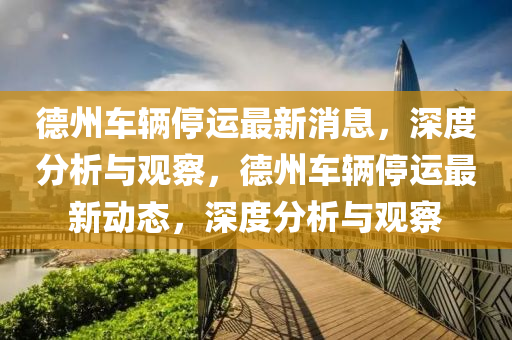 德州車(chē)輛停運(yùn)最新消息，深度分析與觀察，德州車(chē)輛停運(yùn)最新動(dòng)態(tài)，深度分析與觀察金華市寶吉環(huán)境技術(shù)有限公司
