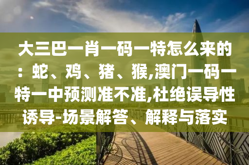 大三巴一肖一碼一特怎么來的：蛇、雞、豬、猴,澳門一碼一特一中預測準不準,杜絕誤導性誘導-場景解答、解釋與落實