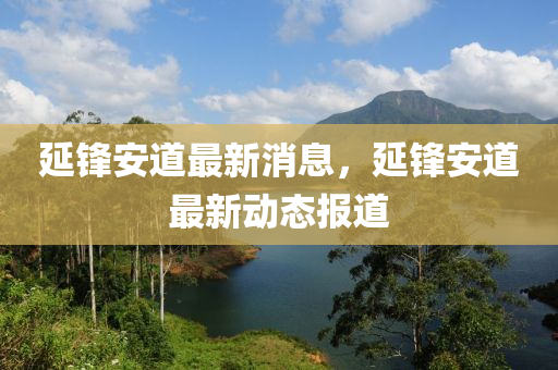 延鋒安道最新消息，延鋒安道最新動態(tài)報(bào)道