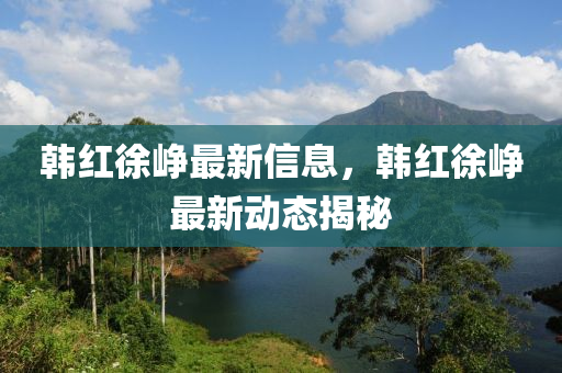 韓紅徐崢最新信息，韓紅徐崢最新動(dòng)態(tài)揭秘
