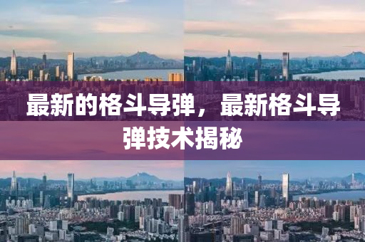 最新的格斗導彈，最新格斗導彈技術揭秘金華市寶吉環(huán)境技術有限公司