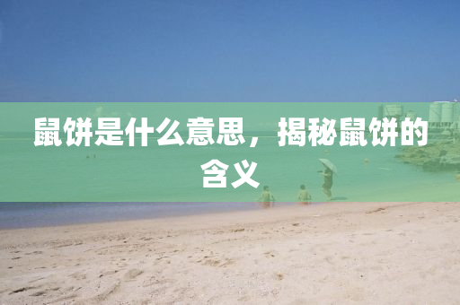 鼠餅是什么意思，揭秘鼠餅的含義